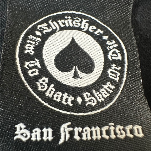 Thrasher Why Cant My Boyfriend Skate Graphic Tee Black Mens Large Comic Pop Art - Picture 5 of 8